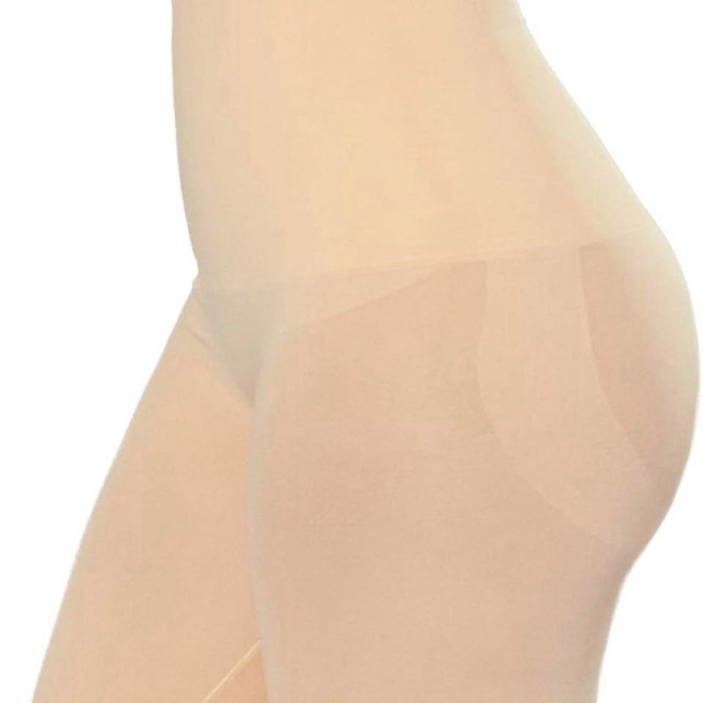 Shapermint Womens High Waisted Tummy Control Shaping Shorts Small Tan 55021